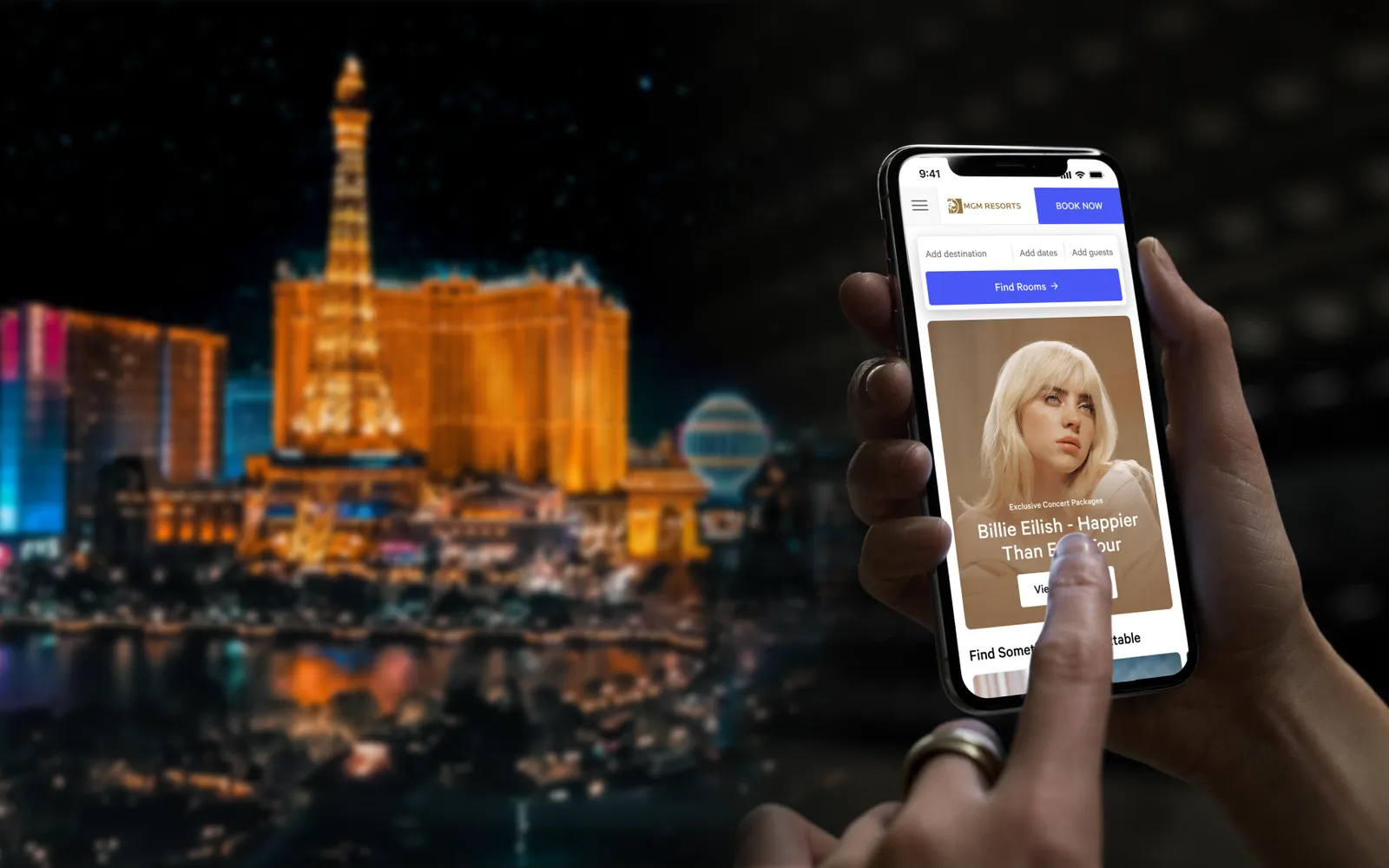 Elevating the homepage experience of an iconic hospitality brand