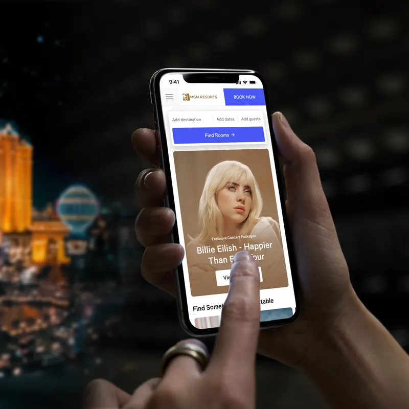 Elevating the homepage experience of an iconic hospitality brand
